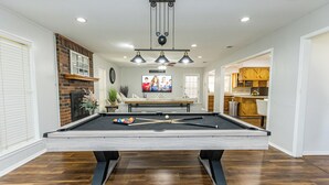 Game room - Resort Pool & Spa Retreat with Game Room, Patio, Foosball & BBQ (North Richland Hills)