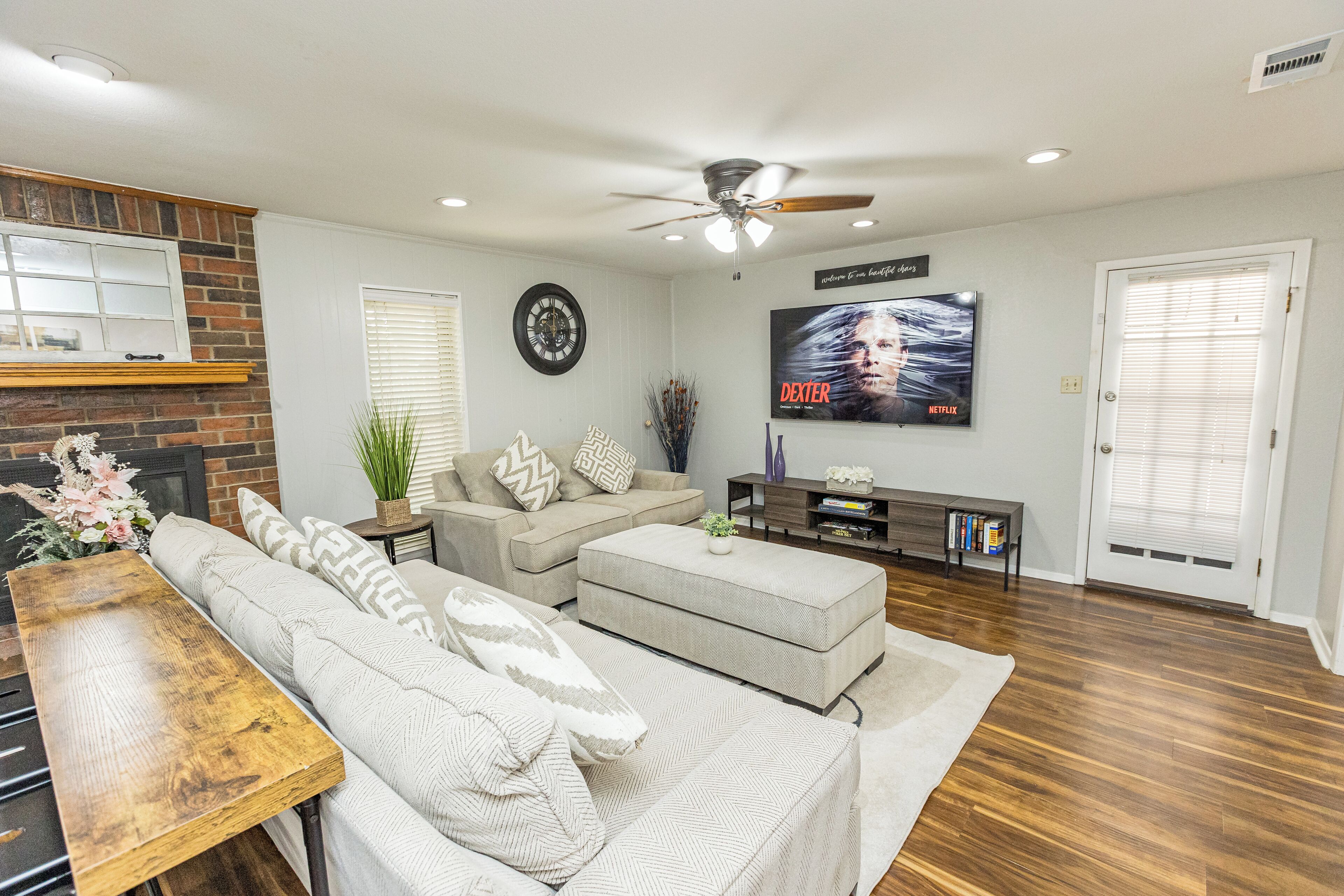 Smart TV, video games, ping pong