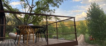 Country House 'Vagón Orient Express' with Mountain View, Private Garden and Air Conditioning