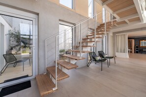 Interior - Villa 'Les Palissades - La Mer Du Bon Côté' with Sea View, Wi-Fi and Air Conditioning (Saint-Pierre-Quiberon)