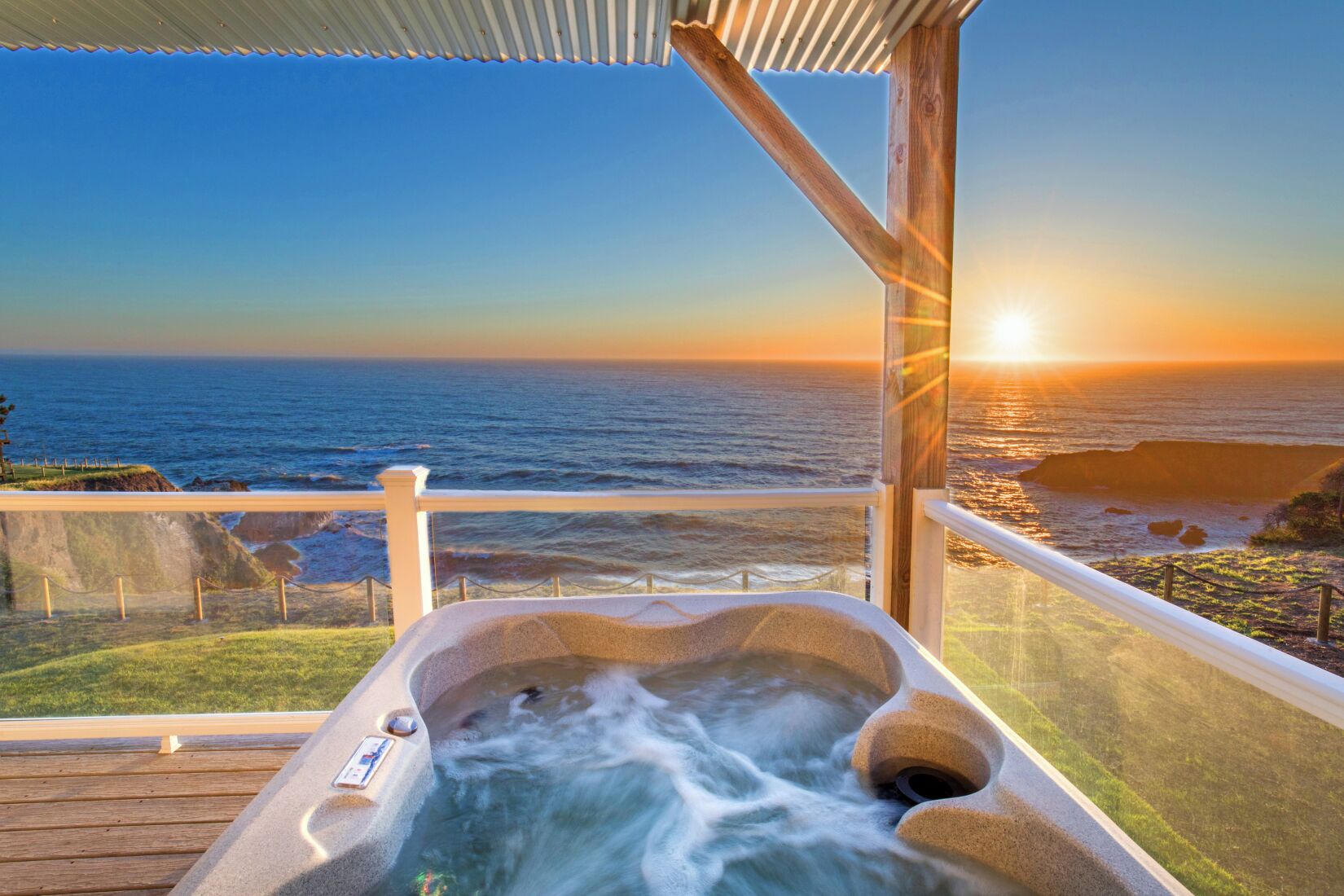 Bain à remous extérieur