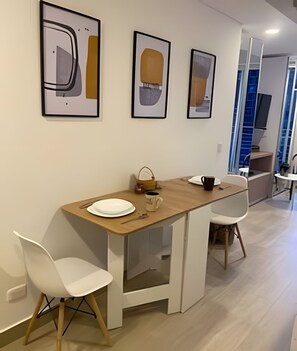 Apartment | Dining - Maravilloso loft con vista 707 (Bogotá)