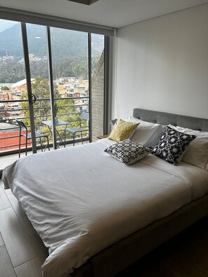 1 bedroom, iron/ironing board, free WiFi, bed sheets - Loft Centro Internacional moderno - 818 (Bogotá)