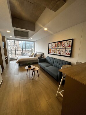 Living area - Loft Centro Internacional moderno - 818 (Bogotá)