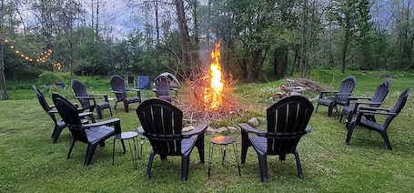 Property grounds. Jade Dragon Guest House - Deerfield, VA. - Hamilton Branch River