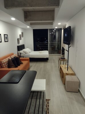 Apartment | 1 bedroom, iron/ironing board, free WiFi - Loft Centro Internacional con balcón 608 (Bogotá)