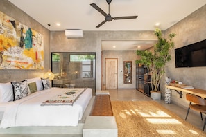 Minibar, coffres-forts dans les chambres, décoration personnalisée