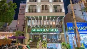 A multi-story hotel with a prominent sign reading "PALAZZO 3 HOTEL". - Palazzo 3 (Da Nang Municipality)
