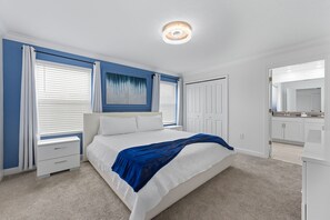 4 bedrooms, iron/ironing board, travel cot, WiFi