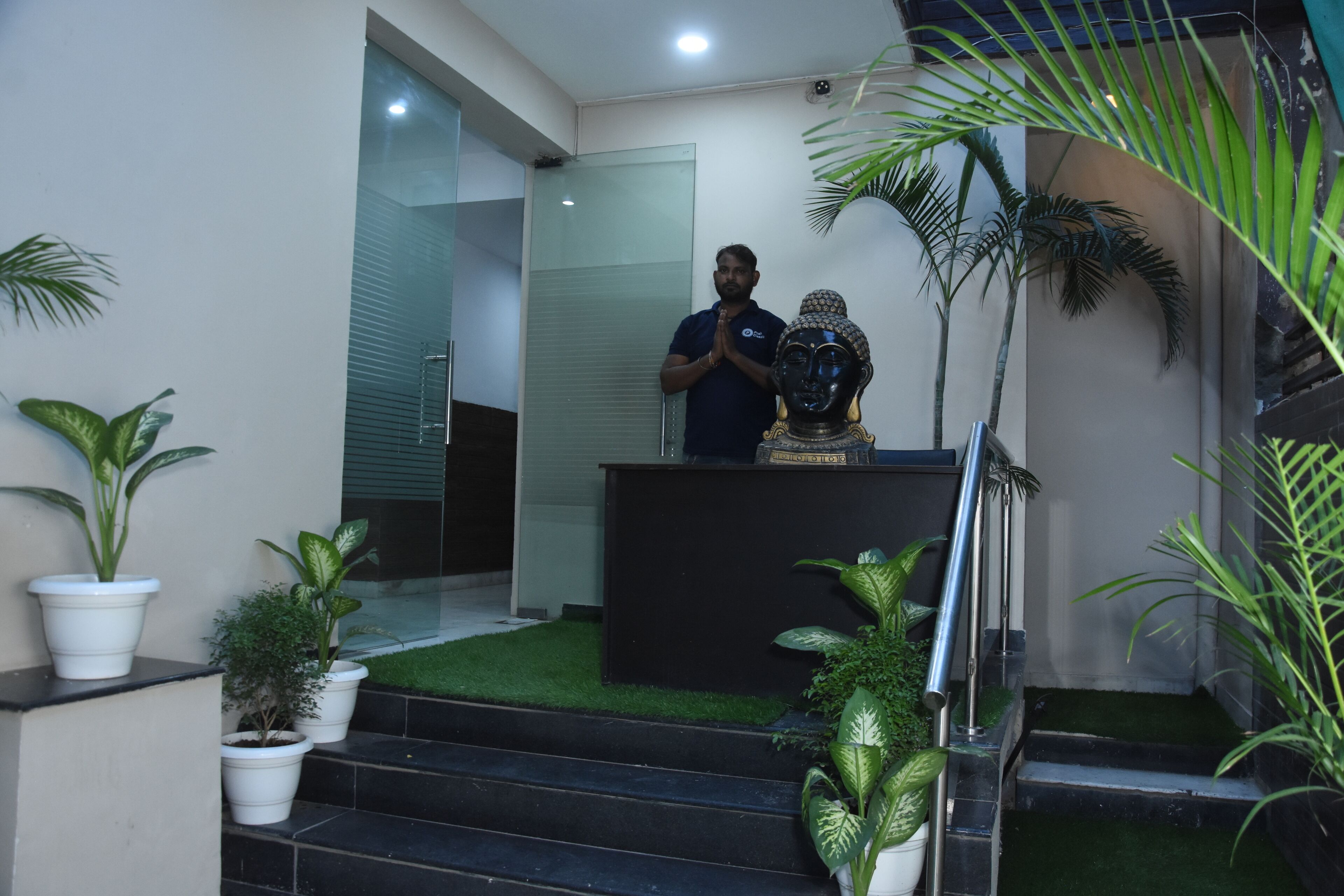 Entrada de la propiedad