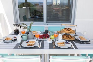 Superior Penthouse, Sea View | Terrace/patio - Hermes & Dione (Chania)