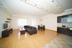 Apartment, 2 Bedrooms, Accessible, Balcony | Dining room - City View 2-bedroom Luxury Apartment on 13 Buzand Street by Sweet Home (Yerevan)