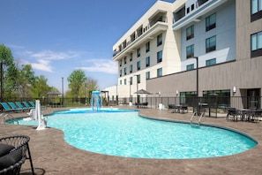 Outdoor pool, open 8:00 AM to 10:00 PM, pool umbrellas, pool loungers