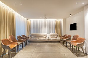 Sitteområde i lobbyen