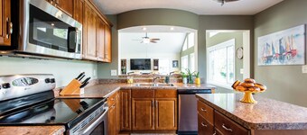 Waterfront Cabin w/ A View! Large Family Retreat + Pet-Friendly