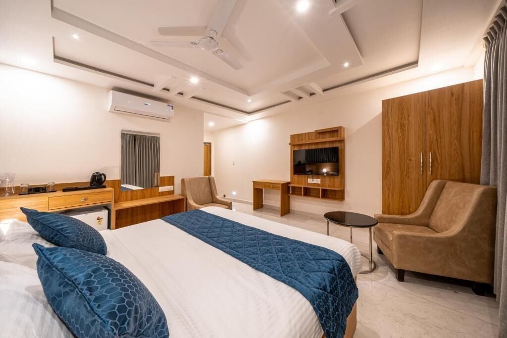 Kahden hengen superior-huone | Ylelliset vuodevaatteet, pillowtop-patjalliset sängyt