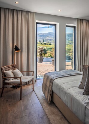 Chambre Standard Double ou avec lits jumeaux, vue vignoble (Quarto 4)