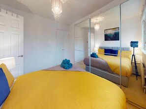 Desk, iron/ironing board, free WiFi, bed sheets