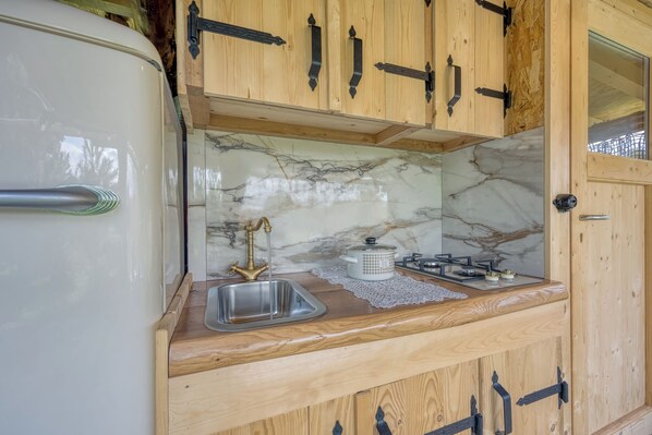 Maison Familiale, plusieurs chambres (Luxury Glamping House Pia) | Cuisine privée