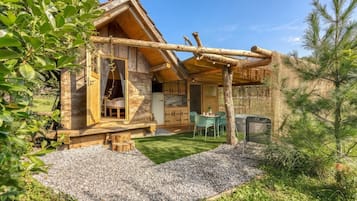 Nhà dành cho gia đình, 1 phòng ngủ, ban công (Luxury Glamping House Pia) | Ngoại thất