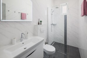 Shower, hair dryer