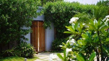 Villa, 3 Bedrooms, Garden View, Courtyard Area | In-room safe, desk, blackout drapes, free WiFi
