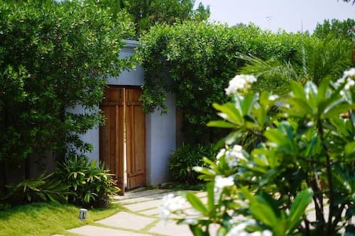 Villa, 3 Bedrooms, Garden View, Courtyard Area | In-room safe, desk, blackout drapes, free WiFi