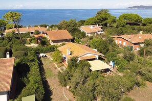 Family House, Multiple Bedrooms, Sea Facing (Villino Saline) | Aerial view - Villino Saline (Orbetello)