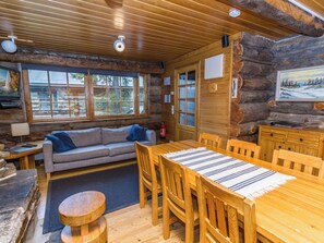 Fernseher, Kamin, DVD-Player