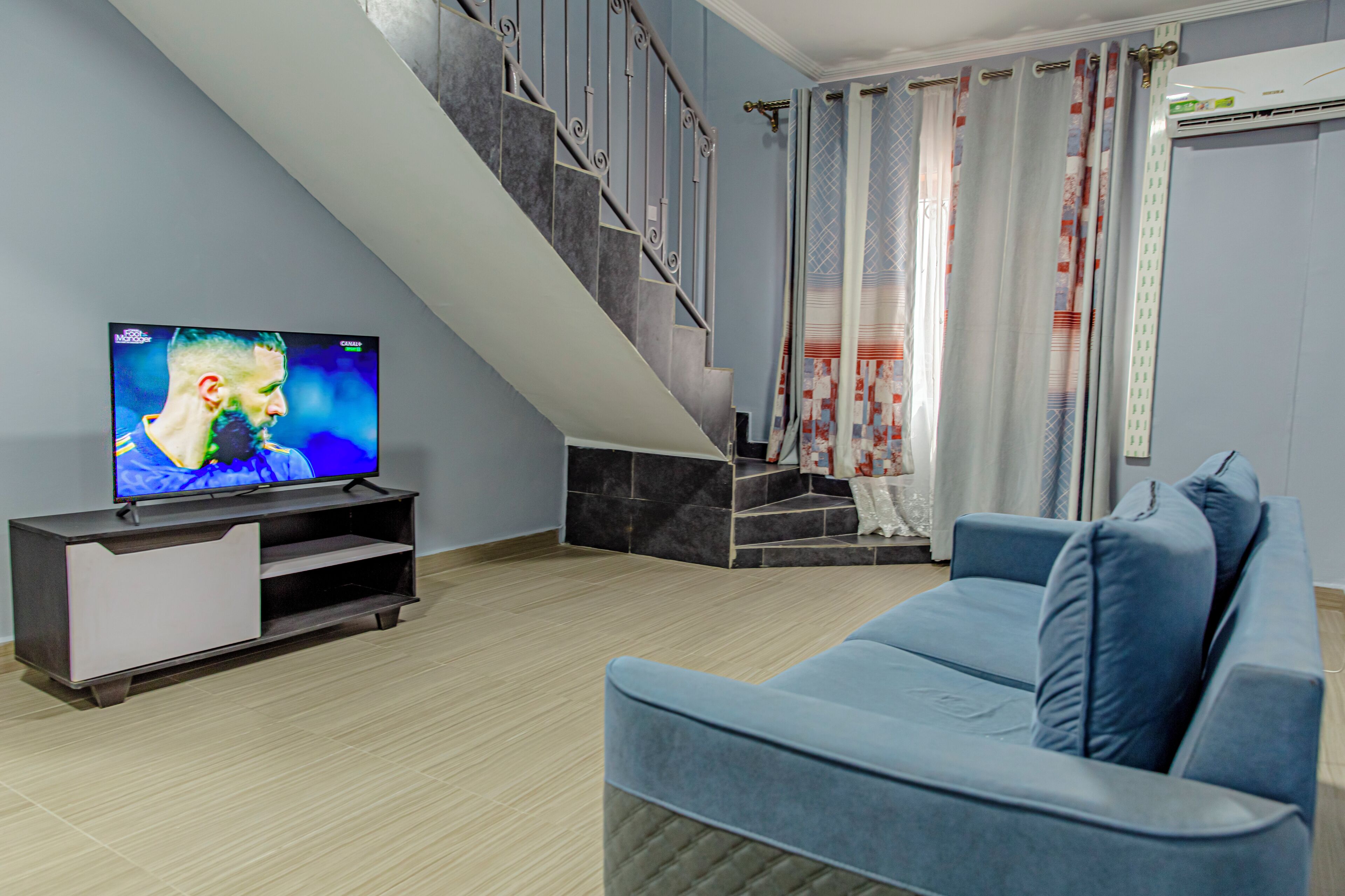 Superior Duplex, Balcony, City View | Living area | TV