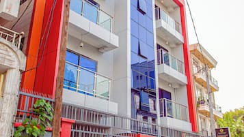 Voorkant van accommodatie