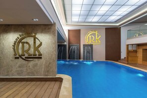 Indoor pool, outdoor pool