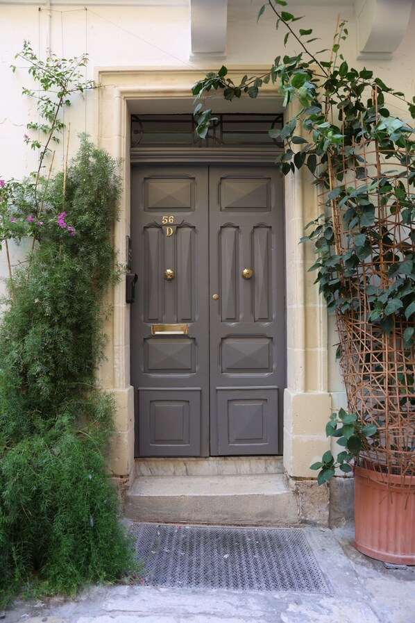 Façade de l’hébergement