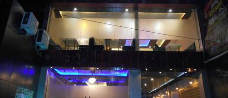 Front of property – evening/night