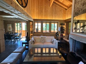 Chalet | Living area - Cosy Chalet With Balcony/terrace (Saanen)