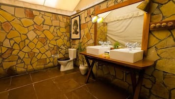 Premier Tent, Mountain View | Bathroom | Slippers