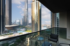 Deluxe Apartment, Balcony, City View | Balcony - Nasma Holiday Homes - Act One Act Two Tower 2 (Dubai)