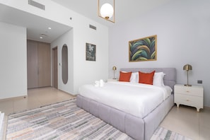 Deluxe Apartment, Balcony, City View | 2 bedrooms, desk, iron/ironing board, free WiFi - Nasma Holiday Homes - Act One Act Two Tower 2 (Dubai)