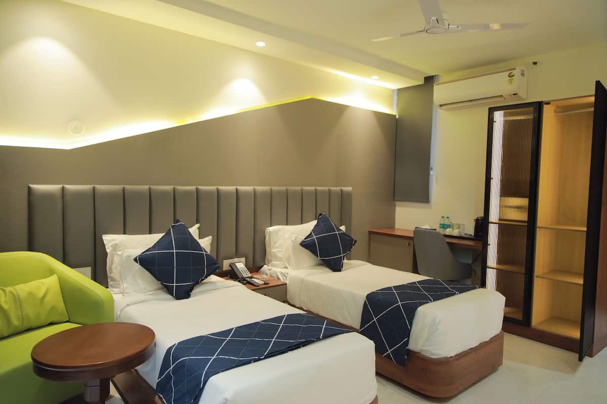 Double or Twin Room, Balcony, City View