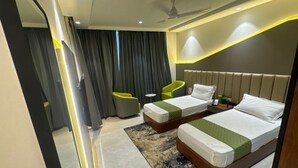 Double or Twin Room, Balcony, City View | Premium bedding, memory-foam beds, minibar, in-room safe - Country Inn Gurugram (Gurugram)