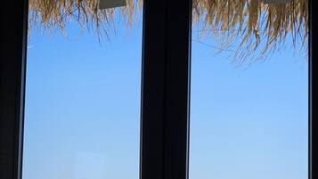 Vue sur la plage/lâocĂ©an