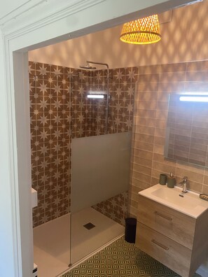 Shower, soap, toilet paper - Gîte " Les Jardins de l'Oasis " All comforts for 12 people (Barry D’islemade)