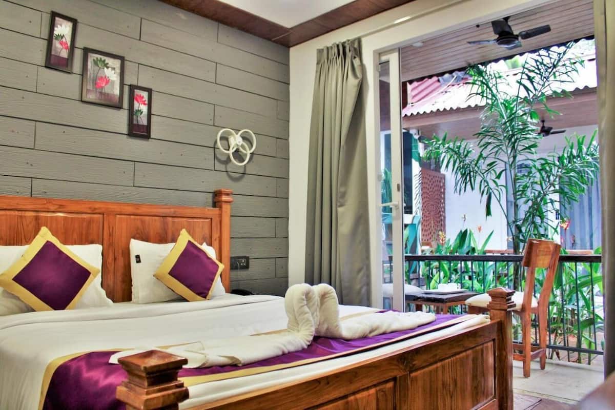Deluxe-Doppelzimmer, Balkon | Laptopgeeigneter Arbeitsplatz, kostenloses WLAN
