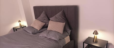 2 bedrooms, iron/ironing board, travel crib, free WiFi