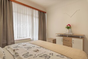 Apartemen Keluarga, beberapa kamar (Natura Kolpa Family Apartment) | 1 kamar tidur, ruang kerja ramah laptop, Wi-Fi gratis, dan seprai linen