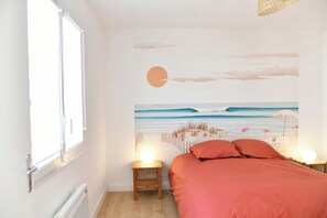 5 habitaciones, tabla de planchar con plancha, wifi y ropa de cama 