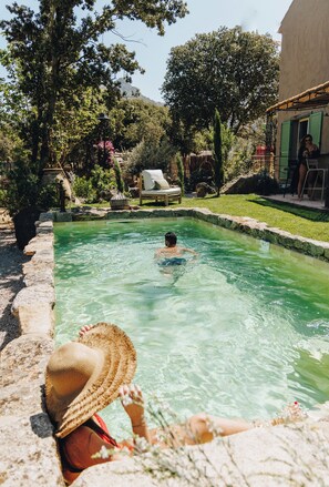 Outdoor pool - Case di Pigna magnificent recent VILLA 2 to 6 pers private swimming pool near Algajola (pigna)