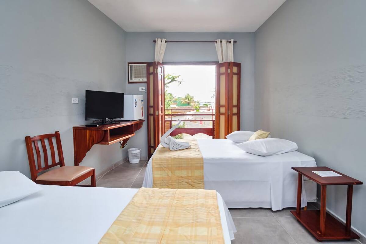 Classic Quadruple Room, Balcony | Iron/ironing board (on request), WiFi (free)