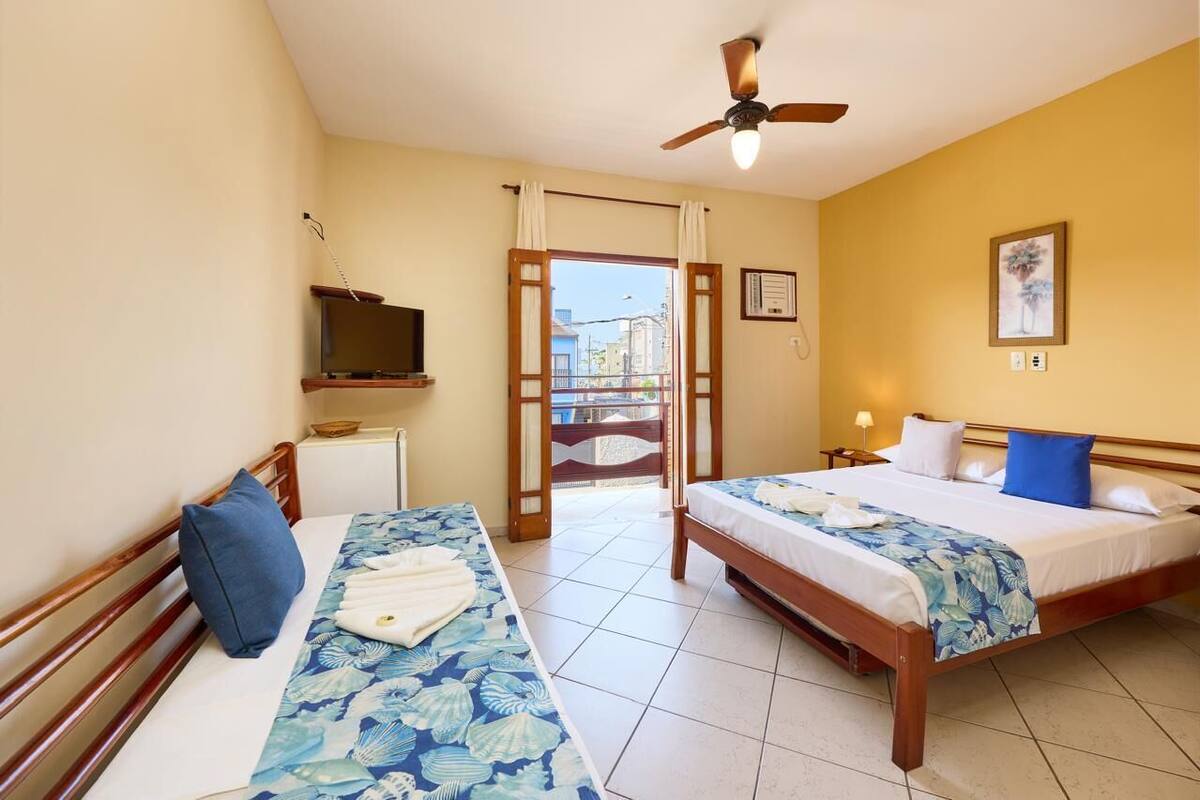 Classic Triple Room, Balcony | Iron/ironing board (on request), WiFi (free)