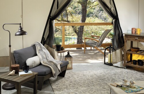 Luxury Riverfront Glamping for Families, Dogs & Starry Nights